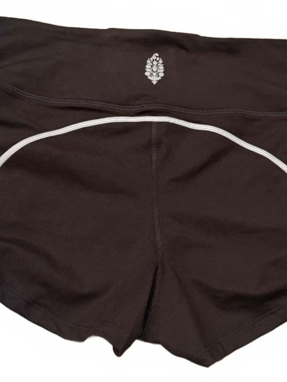 Free People Movement Black Athletic Shorts with Contrast Stitching size M